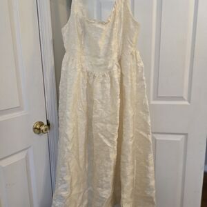 Lulu's Cream Formal Kids Dress